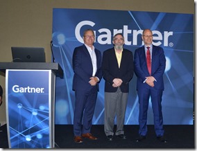 John Herring, Larry Ponemon and Ron Arden present at Gartner summit