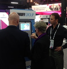 Dayhuff and Fasoo show charging station at IBM Insight 2015