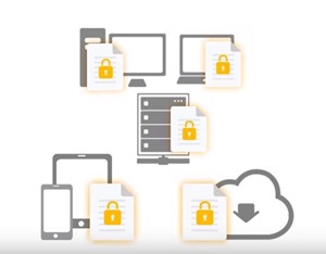 Securely access IBM ECM files from cloud repositories