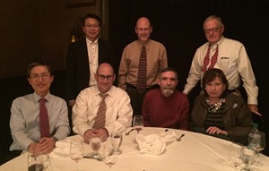 Fasoo dinner with Dr. Larry Ponemon and Dr. Paul Rohmeyer