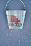 M&A Leaks: Image shows a leaking bucket