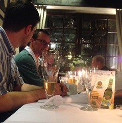 Fasoo enjoying dinner with ERM User Group in Germany